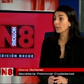 Entrevista TV: Gloria Bañeres. Coordinadora Provincial de ‘Ciudadanos Burgos’. (La8 Burgos).