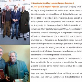 Primarias de Castilla y León por Burgos de Ciudadanos, candidato a puesto nº 1, José Ignacio Delgado (Pocholo)